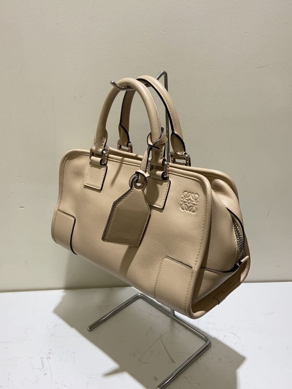 Loewe bottom AMAZONA Handbag on Black